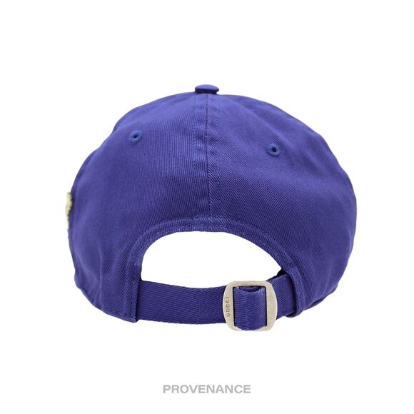 🔴 Gucci x NY Yankees Embroidered Hat Cap - Blue with Moth - Picture 6 of 13